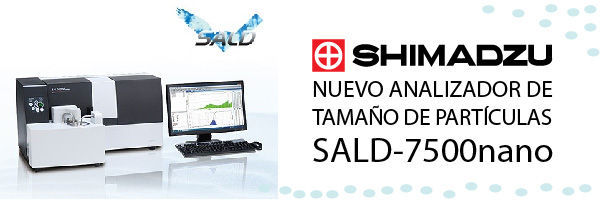 Nuevo Analizador de Tamaño de Partículas SALD - 7500nano