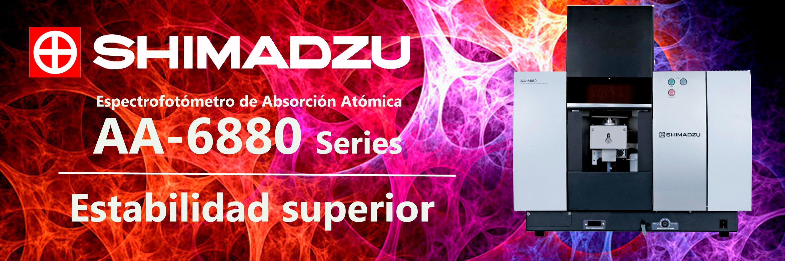 Nuevo espectrofotómetro de absorción atómica AA-6880: estabilidad superior