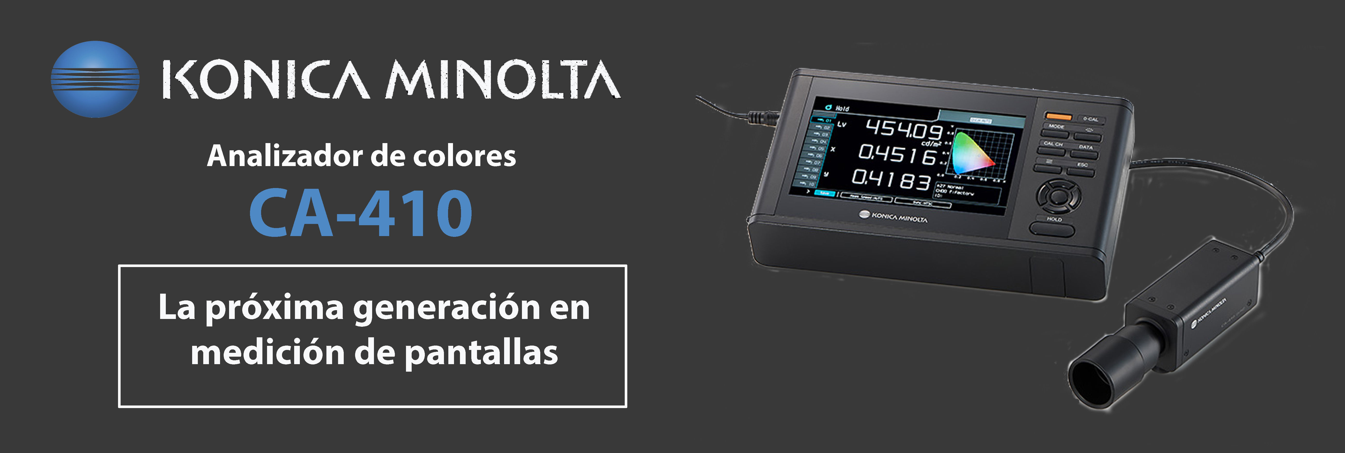 CA-410: La próxima generación en medición de pantallas
