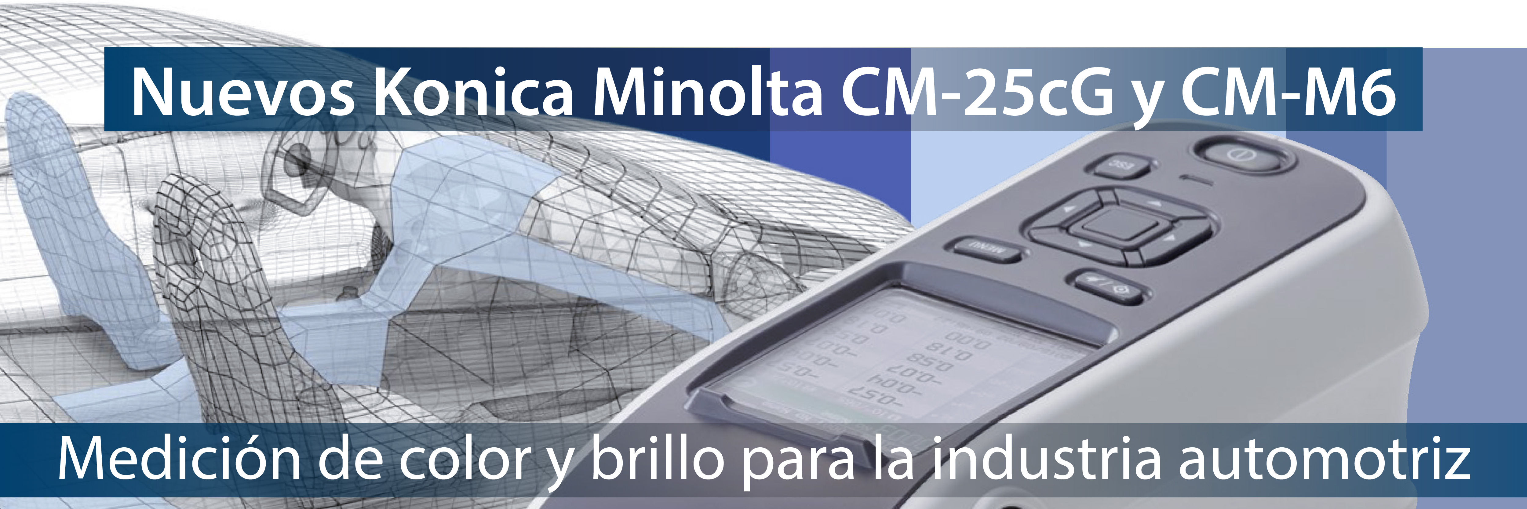 Konica-Minolta presenta dos nuevos espectrofotómetros diseñados para la industria automotriz