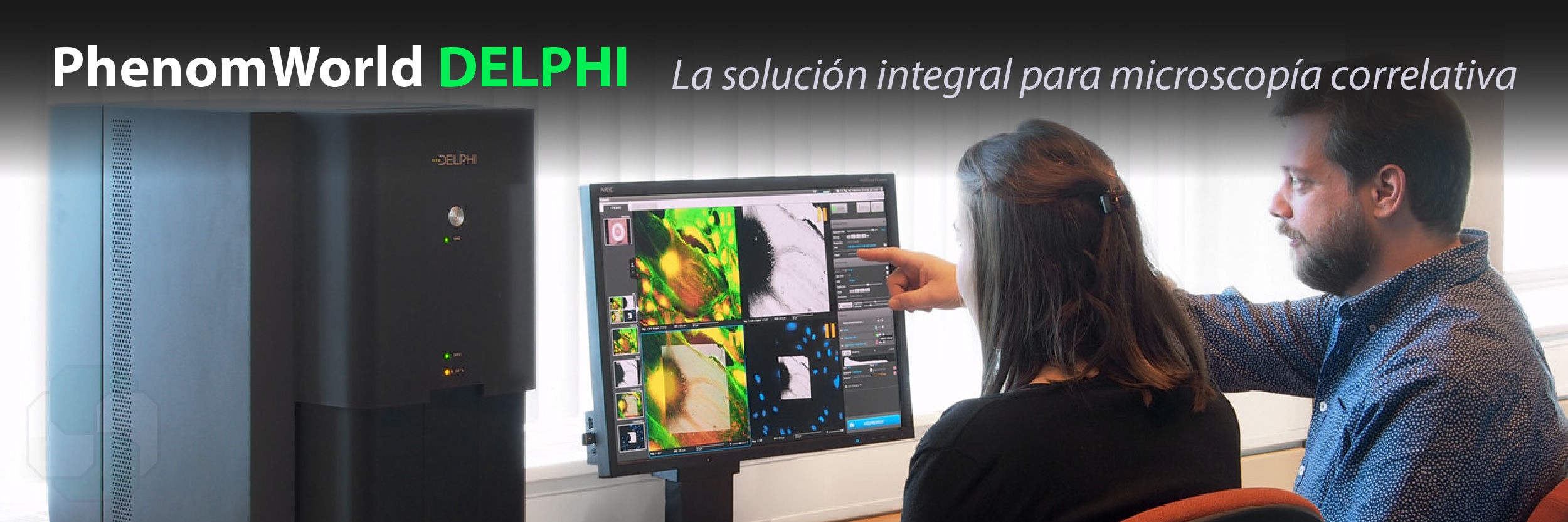 PhenomWorld Delphi: La solución integral para microscopía correlativa