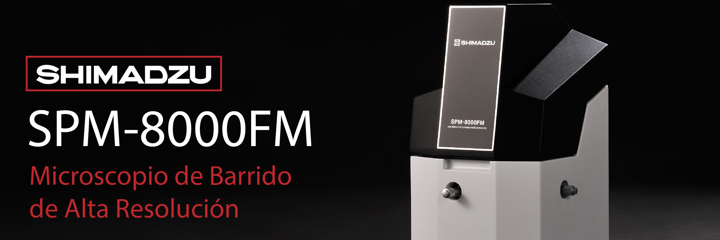 Microscopio de sonda de barrido de alta resolución