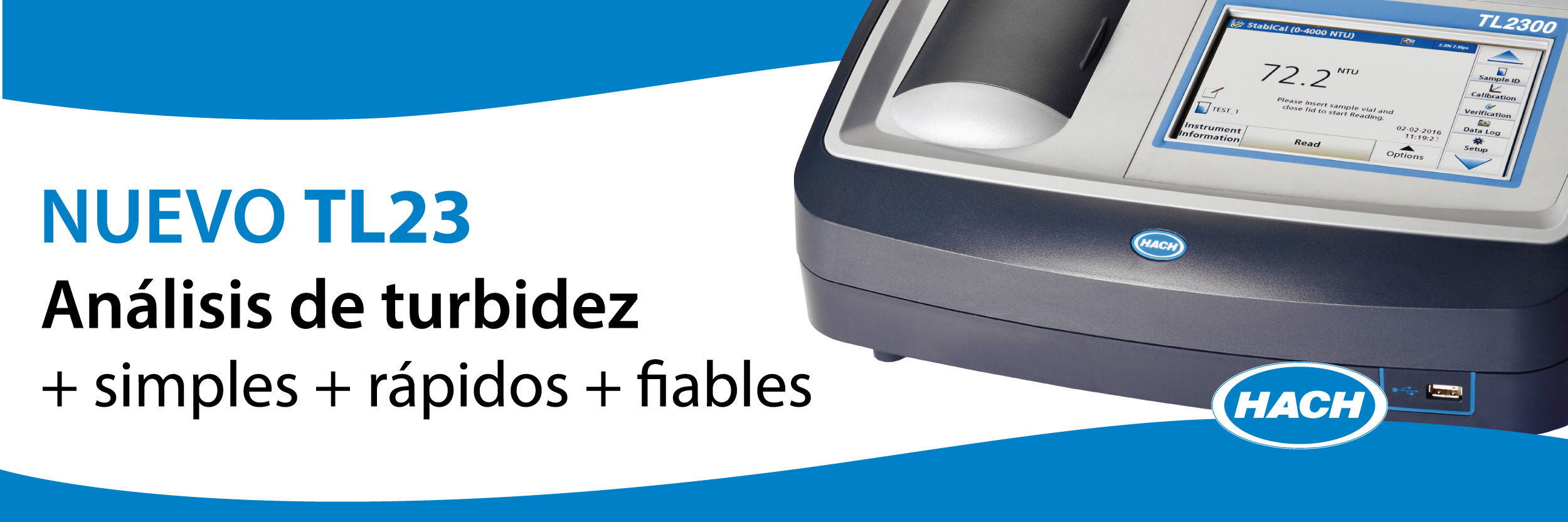 Análisis de turbidez más simples y confiables